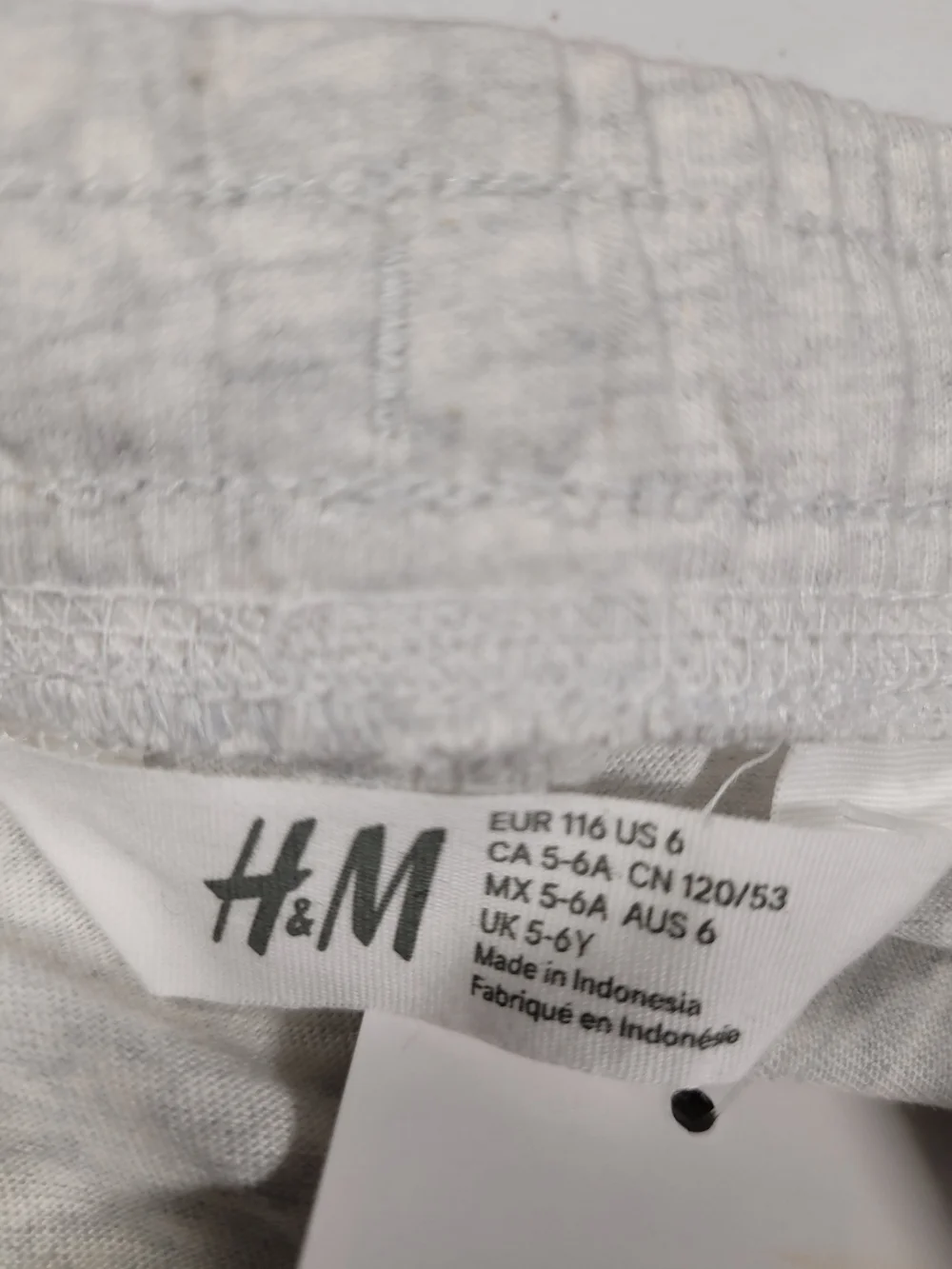 H&M Light Gray Kids Shorts with Colorful Summer Print